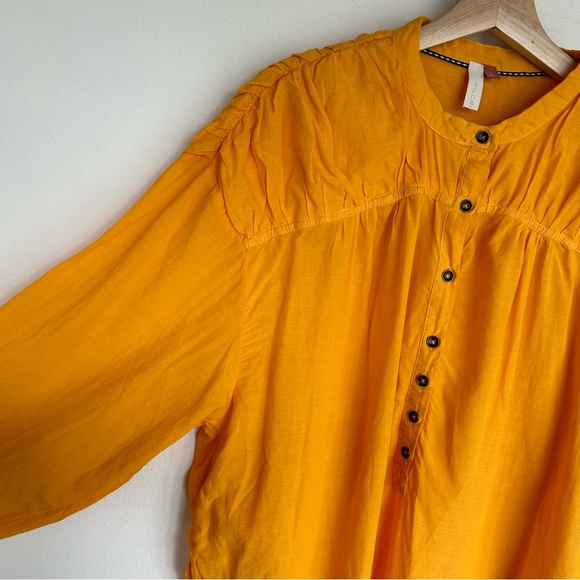 Anthropologie Pilcro Long Sleeve Popover Blouse Size L - Picture 6 of 12